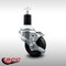 Service Caster 3'' SS Phenolic Swivel 1-1/2'' Expanding Stem Caster with Brake SCC-SSEX20S314-PHS-TLB-112 - alternate 3